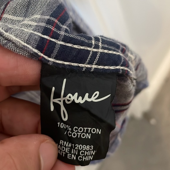 Howe Men’s Long Sleeve Button up Striped Shirt - Picture 7 of 7